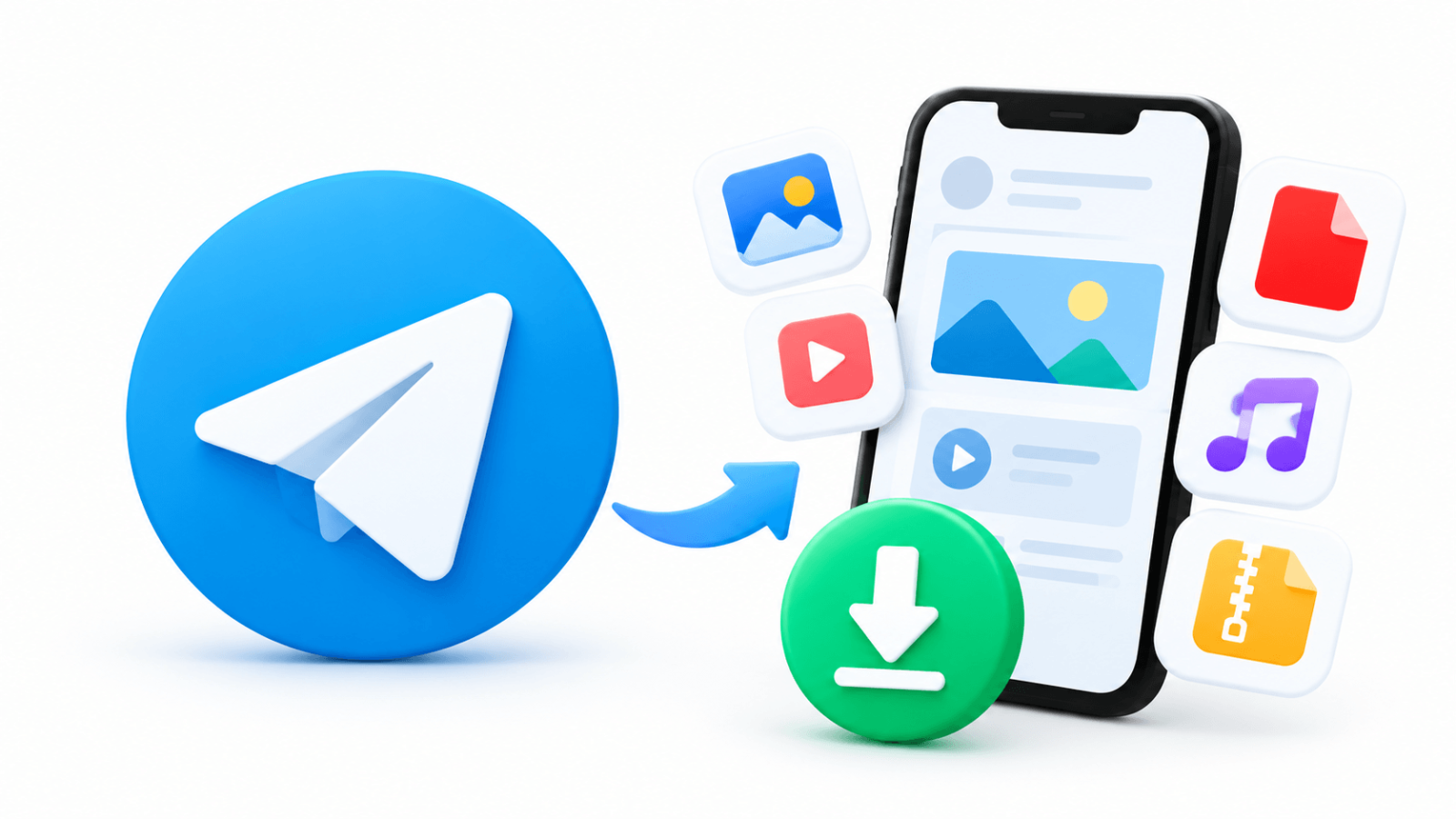 Telegram Channel Media access tool